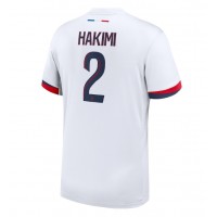 Fotballdrakt Herre Paris Saint-Germain Achraf Hakimi #2 Bortedrakt 2024-25 Kortermet